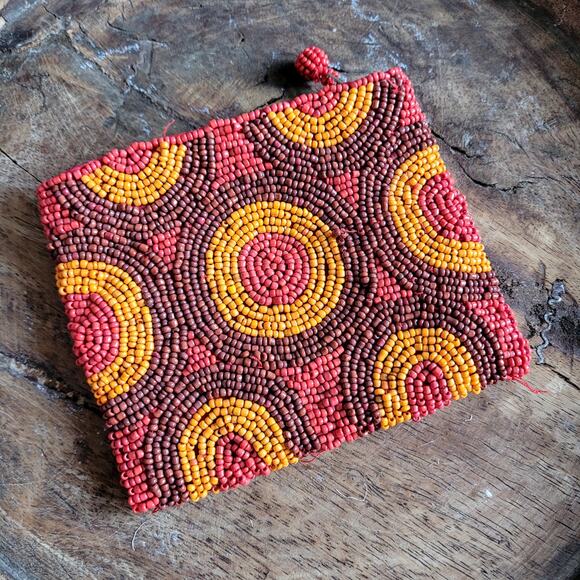 Beaded Mini Coin Purse - Picture 1 of 5